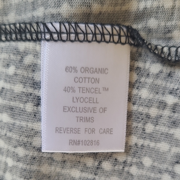 Garnet Hill Black & White Tassle-Tie Knit Dress - Size M - Picture 7 of 8